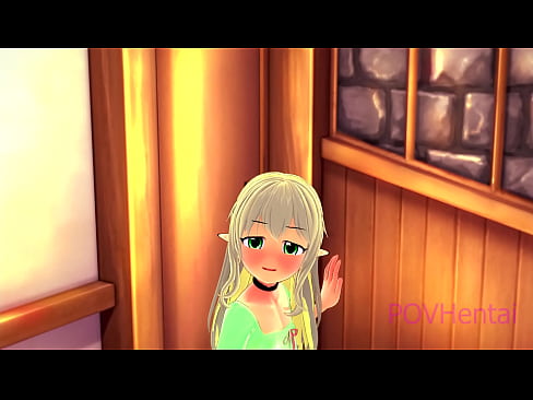❤️ (トラップ)エルフのメイドが顔を洗うのを手伝う ❤️ 自家製ポルノ ❌️❤